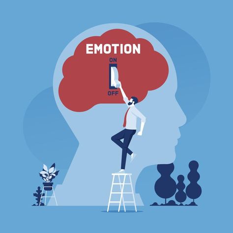 Men And Emotions, Emotional Intelligence Poster, Emotion Illustration Feelings, Turn Off Emotions, Emotional Intelligence Illustration, Emotions Intelligence, Emotion Intelligence, Emotional Illustration, Emotion Poster