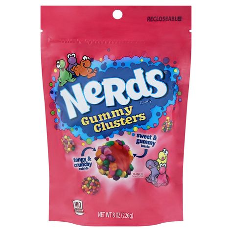 Nerds Gummy Clusters Candy - Shop Candy at H-E-B Nerds Gummy Clusters, Gummy Clusters, Nerds Rope, Nerds Candy, Acacia Gum, Chewy Candy, Gum Arabic, Tasty Bites, Candy Party