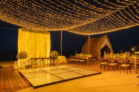 Dreams Natura Cancun, Dreams Spa, Dance Floor Wedding, Riviera Cancun, Mehndi Decor, Cancun Wedding, Destination Wedding Venues, Mexico Wedding, Wedding Lights