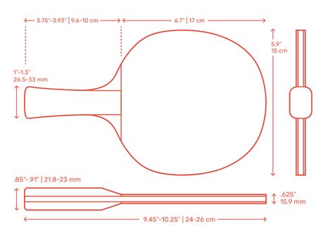 Ping-Pong Paddle | Table Tennis Racket Dimensions & Drawings | Dimensions.com Table Tennis Dimensions, Tennis Drawing, Table Tennis Equipment, Ping Pong Games, Table Tennis Game, Pong Game, Parlor Games, Table Tennis Racket, Tennis Rackets