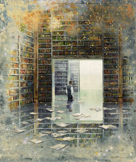 fontaine-6 Magical Paintings, Fine Arts School, Magical Realism, Saatchi Gallery, Colossal Art, Magic Realism, Realism Painting, Surrealism Painting, Creative Illustration