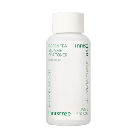 innisfree Green Tea Enzyme PHA Toner with Hyaluronic Acid and Green Tea, Hydrating Korean Toner for Glowing Skin Toner For Glowing Skin, Pha Toner, Korean Toner, Innisfree Green Tea, Korean Skin, For Glowing Skin, Facial Toner, Korean Skincare, Hyaluronic Acid