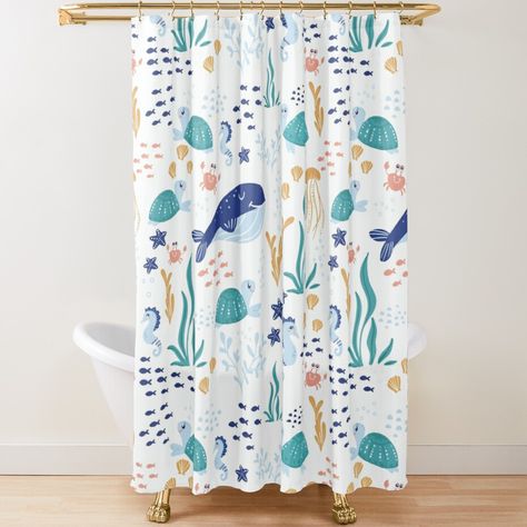 Fabric Shower Curtain, Kids Bathroom, Shower Curtains, Bathroom Decor, Shower Curtain, For Kids, Curtains, Shower, Fabric