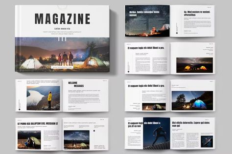 Travel Magazine Layout Landscape, Print Templates ft. a4 & holiday - Envato Elements Travel Magazine Layout, Layout Landscape, Travel Magazine, Envato Elements, Magazine Layout, Magazine Template, Corporate Design, Cmyk Color, Print Templates