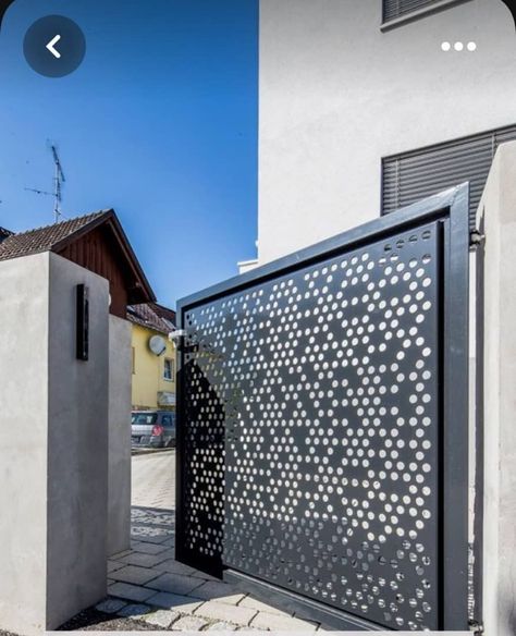 Sliding Window Design, Tor Design, Dj Stand, Facade Pattern, Gate Wall Design, Gate Designs Modern, Modern Exterior Doors, Modern Gate, Modern Fence Design