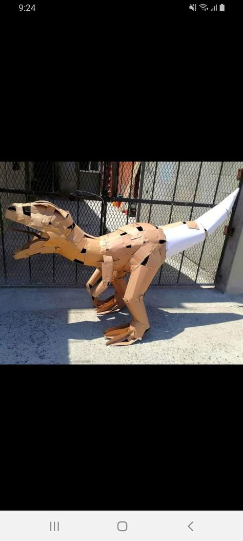 Cardboard Builds, Cardboard Dinosaur, Dinosaur Pinata, Birdie Birthday, Cardboard Crafts Diy, Cardboard Sculpture, Dinosaur Crafts, Dinosaurs Figures, Trunk Or Treat