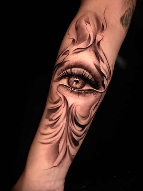 Eye tattoo Under Eye Tattoo, 3rd Eye Tattoo, Eye Lash Tattoo, Realistic Eye Tattoo, All Seeing Eye Tattoo, Eyeball Tattoo, Evil Eye Tattoo, Tattoo Shading, Hand And Finger Tattoos