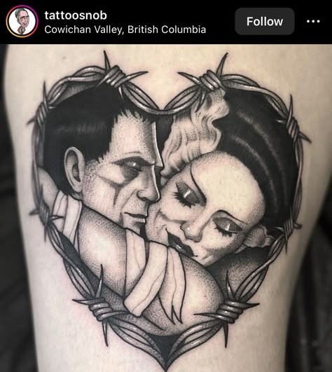 Established Tattoo, Iran Tattoo, Blue Dragon Tattoo, Frankenstein Tattoo, Brides With Tattoos, Wicked Tattoos, Scary Tattoos, Theme Tattoo, Creepy Tattoos