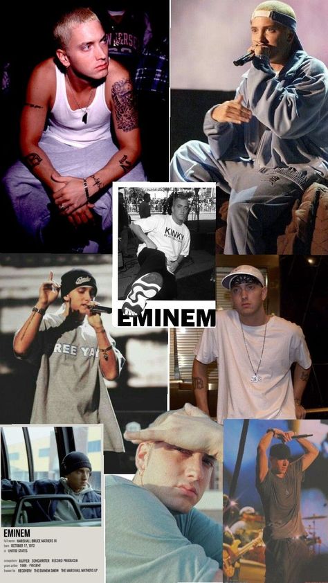 Eminem collage Eminem Collage, The Eminem Show, Marshall Mathers, The Marshall, Record Producer, Eminem, Songwriting, Collage