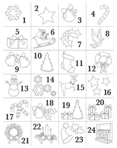 Advent Calendar Numbers Printable Free, Advent Calendar Numbers Printable, Printable Blank Advent Calendar, Christmas Advent Calendar Numbers Printable, Advent Calendar Activity Cards, Calendar Advent, Advent Diy, Printable Advent Calendar, Christmas Art Projects