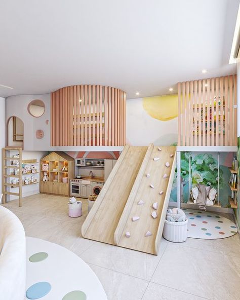 Dream Playroom, Indoor Playground Design, Indoor Playroom, Play Place, Play Cafe, Kids Cafe, Baby Playroom, Girls Playroom, Kids Playroom Decor