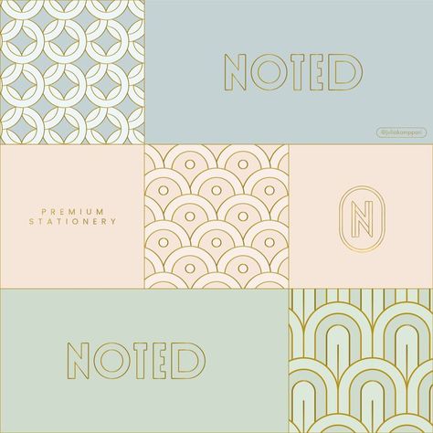 Art Deco Branding, Store Branding Design, Art Deco Logo, Art Deco Design Graphics, Store Branding, Art Deco Color, Stationery Brand, Inspiration Logo Design, 타이포그래피 포스터 디자인