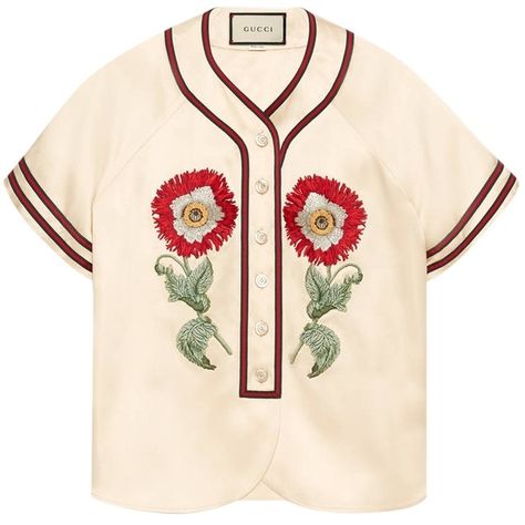 Pink Floral Top, Gucci Top, Rose Shirts, Floral Embroidered Top, Short Sleeve Shirt Women, Embroidery Top, Floral Print Shirt, Shirt Embroidery, Baseball Shirt