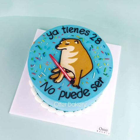 Cake Meme, Pastel Mini, Funny Birthday Cakes, Pretty Birthday Cakes, Mini Cakes, 30th Birthday, Cupcake Cakes, Lunch Box, Birthday Cake