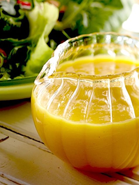 Recipe: Mango Vinaigrette Salad Dressing (using Dijon mustard and curry, blender or food processor) - Recipelink.com Mango Vinaigrette Dressing, Mango Vinaigrette, Mango Salad Dressing, Vinaigrette Dressing Recipe, Vinaigrette Salad, Salad Dressing Recipe, Yummy Salads, Spice Island, Salad Dressing Recipes Homemade