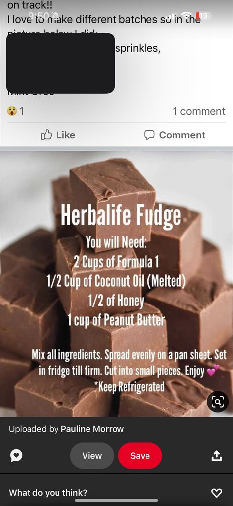 Herbalife Treat Recipes, Herbalife Brownies Recipe, Herbalife Food Recipes, Herbalife Snack Ideas, Herbalife Baked Goods, Herbalife Baked Goods Recipes, Herbalife Desserts, Herbalife Snacks, Trim Healthy Mama Recipe