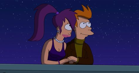 Fry And Leela, Fry Futurama, 90s Pop Culture, Frontal Lobe, Strong Female Characters, Character Arc, Matt Groening, Fox Tv, Retro Cartoons