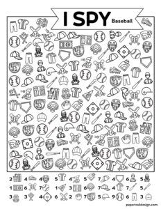 Use this free printable baseball themed I spy activity for kids at home on a rainy day, at school, or for a baseball party activity. Free Printable Harry Potter, Baseball Activities, Printable Harry Potter, Classe Harry Potter, Harry Potter Printables Free, Paper Trail Design, Harry Potter Printables, Keep Kids Busy, I Spy Games