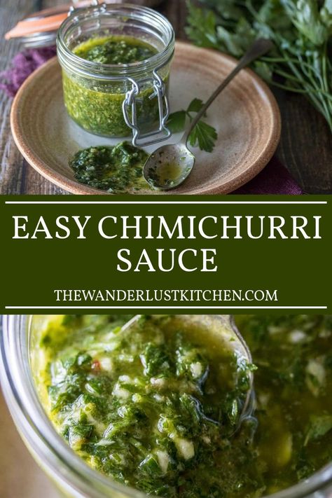 Add a dash of vibrant flavor to your meals with our Easy Chimichurri Sauce recipe, a foolproof way to elevate your dining experience to new, exciting heights. Easy Chimichurri Sauce, Chimichurri Sauce Recipe, Air Fryer Recipes Appetizers, Chimichurri Recipe, Chimichurri Sauce, Dip Recipes Easy, Green Sauce, Steak Sauce, Peach Recipe