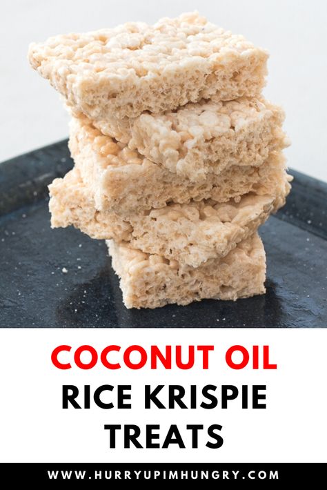 Coconut Oil Rice Krispie Treats, Squares With Coconut, The Best Rice Krispie Treats, Best Rice Krispie Treats, Rice Krispie Squares, The Best Rice, Homemade Coconut Oil, Best Rice, Krispie Treats Recipe