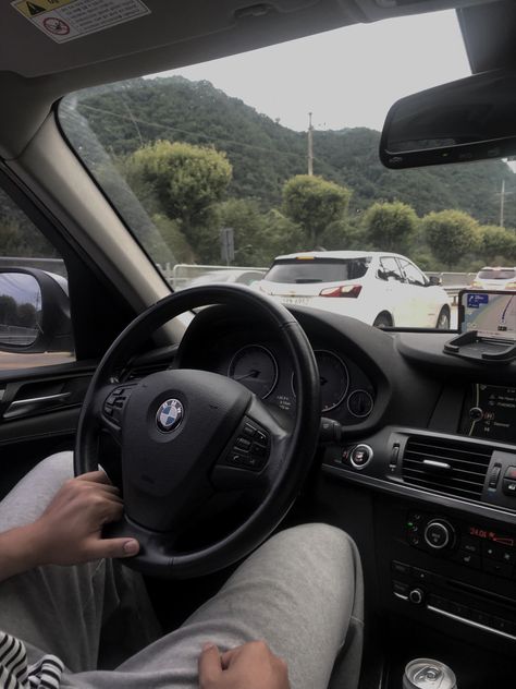 Aesthetic black BMW boyfriend date car one hand driving Boyfriend Driving Aesthetic, Boy Driving Aesthetic, Boyfriend Driving, Matt Aesthetic, Soft Launch Ideas, Insta Pic Poses, Aesthetic Bmw, About Boyfriend, Stuffed Giraffe