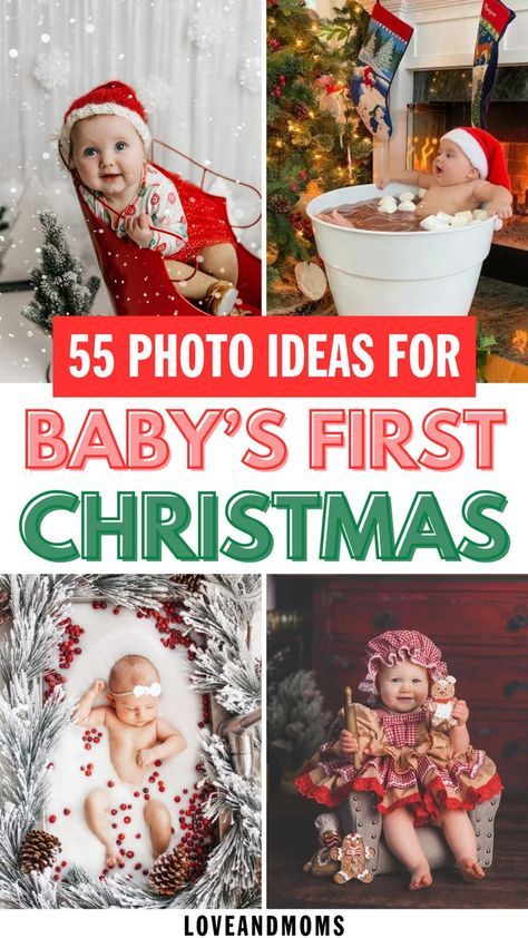 'Tis the season for cute AF baby Christmas photos! Whether you have a fresh newborn or an 11-month-old, here are 55 adorable and festive baby Christmas photos to try this season. -baby Christmas photoshoot-baby Christmas photography-baby Christmas photoshoot ideas-baby Christmas photo ideas-baby Christmas photos newborn-baby Christmas photos 1 year- baby christmas photos at home-baby christmas photos outdoor-baby christmas photography at home-baby photos-baby photoshoot Christmas Pictures For Infants, First Xmas Baby Photo Shoot, Christmas Cards With Newborn, Newborn Pictures With Santa, Baby And Christmas Lights, Christmas Baby Photoshoot Ideas 3 Months, Baby Photo Ideas Christmas, Infant Xmas Photo Ideas, At Home Christmas Newborn Photoshoot