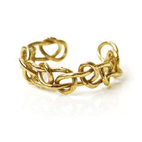 Knot Bracelet - Giulia Barela Handmade Italian Jewelry Gold Knot Bracelet, Wearable Sculpture, Italian Jewelry, Knot Bracelet, Metal Working, Unique Pieces, Metallica, Heart Ring, 925 Silver