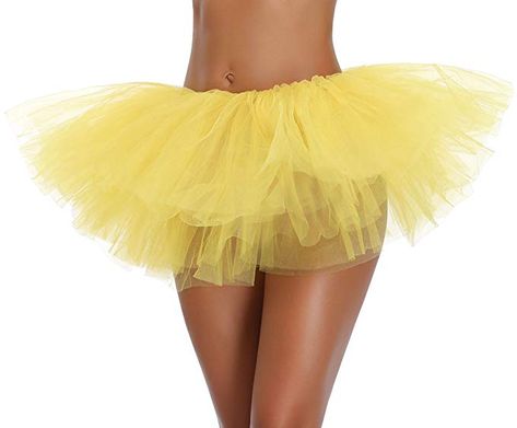 v28 Women's, Teen, Adult Classic Elastic 3, 4, 5 Layered Tulle Tutu Skirt  Have her stick with the heart-eyes if her crush is going to be at the party. Red Dress Run, Tutu Women, Yellow Tutu, American Eagle Skirt, Full Tulle Skirt, Puffy Skirt, Cute Couple Halloween Costumes, Tulle Tutu Skirt, Bubble Skirt