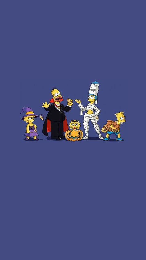 Simpsons Treehouse Of Horror Wallpaper, Simpsons Background Wallpapers, Halloween Cartoons Wallpaper, The Simpsons Halloween Wallpaper, Simpsons Halloween Art, The Simpsons Christmas Wallpaper, The Simpsons Aesthetic Wallpaper, Simpsons Christmas Wallpaper, Simpsons Halloween Wallpaper