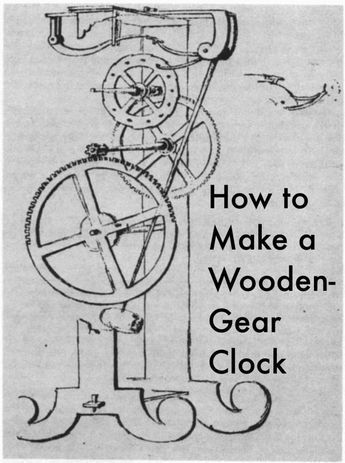 The basic parts of a wooden gear clock, how they work, and how to build one from a wooden-clock plan. Includes step-by-step instructions and video guides. Woodworking Plans Clocks, Wooden Clock Plans, Wooden Gear Clock, Make A Clock, Clock Gears, Wooden Gears, Woodworking Kits, Gear Clock, Woodworking Power Tools