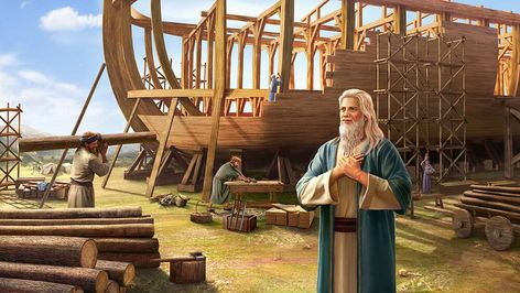 #God’s Work #God’s Disposition #God Himself #word of God Noah Building The Ark, Righteousness Of God, Jesus Return, Bible Characters, Get Closer To God, Destroyer Of Worlds, The Ark, Worship God, Noahs Ark