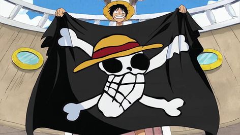 One Piece (1999) One Piece Logo, Ace And Luffy, One Piece Tattoos, Luffy Gear 5, Pirate Flag, The Pirate King, One Piece Ace, One Piece Funny, One Piece Images