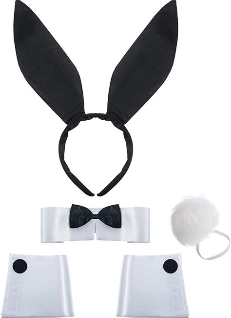 Playboy Bunny Outfits, Easter Bunny Costume, Bunny Halloween Costume, Unique Headband, Rabbit Dress, Big Bunny, Bunny Ears Headband, Trendy Halloween Costumes, Bunny Costume