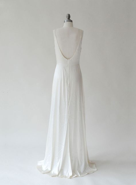 Bridal Attire | Twigs & Honey ®, LLC Lace Capelet, Chic Wedding Dresses, Bridal Attire, Bridal Separates, Off White Dresses, Ivory Silk, Silk Gown, Silk Slip Dress, 1940s Fashion