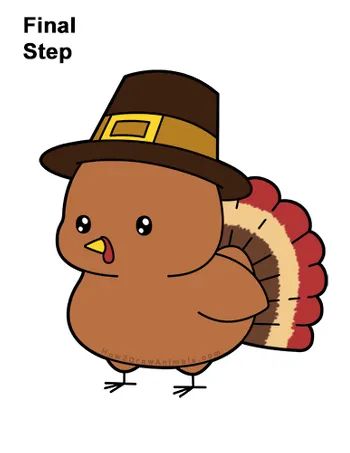 Draw a Cute Cartoon Pilgrim Turkey Thanksgiving Turkey Cartoon Drawing Thanksgiving, Draw A Turkey, Thanksgiving Drawings, Thanksgiving Videos, Turkey Drawing, Turkey Cartoon, Autumn Doodles, Cartoon Turkey, Thanksgiving Pictures