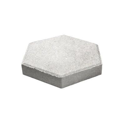 Concrete Pavers & Stepping Stones at Lowes.com Hexagon Pavers, Gray Concrete Patio, Pavers Garden, Paver Steps, Patio Blocks, Patio Stone, Gray Concrete, Walkways Paths, Concrete Pavers