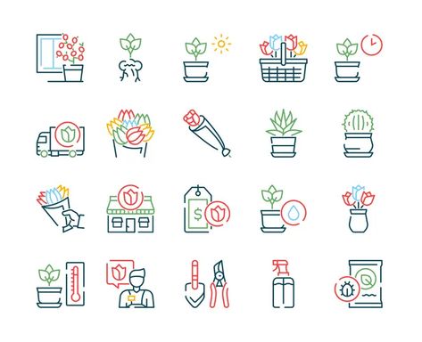 Collection simple monochrome flower shop icon Vector Image Shop Icon, Holiday Celebration, Flower Shop, Png Images, Florist, Vector Images, Vector Free, Vector Illustration, Blossom