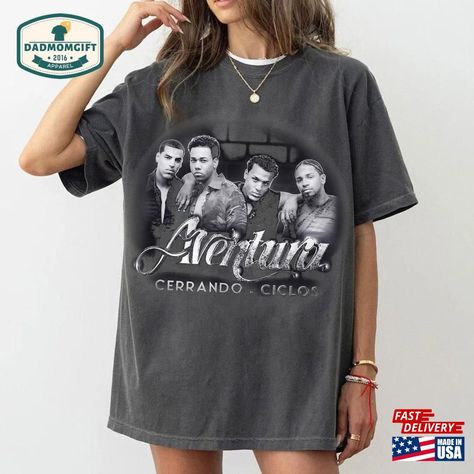 Unisex Mineral Wash T-Shirt Colortone 2024 Aventura Tour Concert Shirt Bachata Hoodie Check more at https://dadmomgift.com/product/unisex-mineral-wash-t-shirt-colortone-2024-aventura-tour-concert-shirt-bachata-hoodie/ Classic Sweatshirt, Concert Shirts, Concert, Sweatshirts, T Shirt