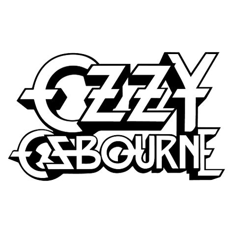 Ozzy Osbourne Logo, Punk Bands Logos, I'm Coming Home, Metal Band Logos, Rock Poster Art, Rock Band Logos, Im Coming Home, Lyrics To Live By, Custom Screen Printing