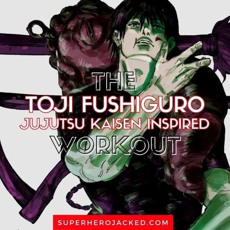 Toji Fushiguro Workout Anime Gym Workout, Toji Fushiguro Physique Workout, Anime Work Out, Toji Fushiguro Workout Routine, Toji Fushiguro Workout, Toji Workout Routine, Toji Fushiguro Physique, Toji Workout, Anime Workout Routine