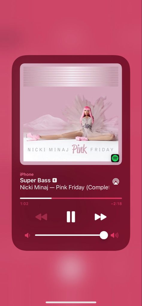 Nicki Minaj Music, Nicki Minaj Songs, Nicki Minaj Pink Friday, Spotify Songs, Super Bass, Pink Friday, Nicki Minaj, Bass, Iphone Wallpaper