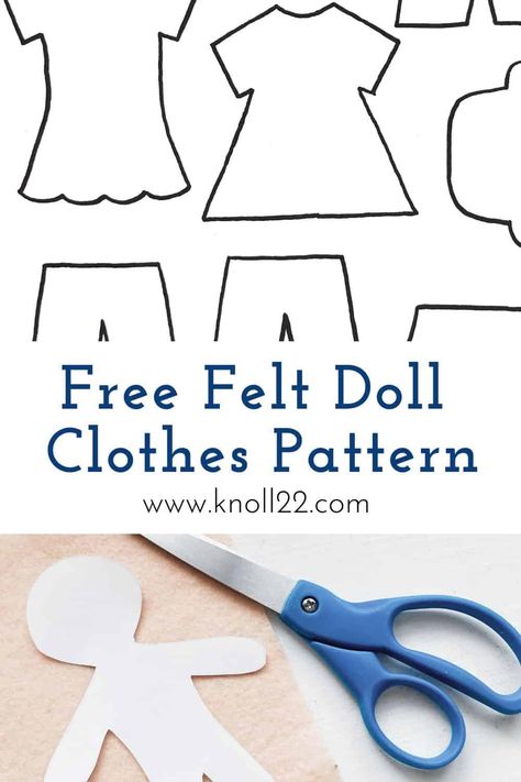 Felt Doll Tutorial, Sunflower Paper Craft, Felt Doll Pattern, Felt Doll Patterns, Felt Sewing, Doll Patterns Free, Doll Clothes Patterns Free, Soft Toy Patterns, Paper Doll Template