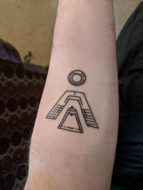 Stargate Tattoo, Tattoo Meaning, Take My Money, Stargate, Tattoo Idea, Deathly Hallows Tattoo, Tattoos With Meaning, Thor, Triangle Tattoo