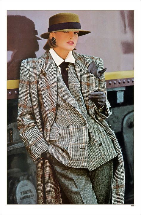 Mode Style Anglais, 80s Suit, 1990 Style, 1980’s Fashion, Mode Hijabi, 80’s Fashion, Vintage Suits, Power Dressing, Power Suit