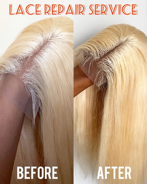 DON’T throw your wig away because you over plucked the lace, or it began balding overtime. I CAN FIX IT! Instead of spending hundreds on a new wig, I can bring your old one back to life for $50-$150 with my lace restoration service depending on how much revival is needed. Send me a DM to revive your favorite wig! Frontal Closure, Restoration Services, Hair Lace, Back To Life, Lace Back, Fix It, Wigs, Repair, Photo And Video