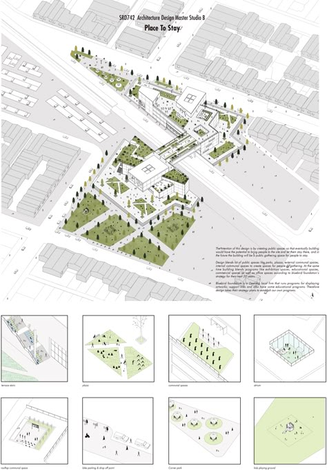 Urban Planning Presentation Board, Urban Design Presentation Board, Architecture Environmental Diagram, Landscape Architecture Axonometric, Urban Diagram Architecture, Urban Project Architecture, Landscape Presentation Board, Architecture Plans Graphics, Landscape Architecture Presentation Board