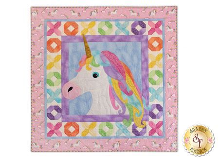 Unicorn Kisses Quilt Kit - RESERVE available at Shabby Fabrics Unicorn Quilt, Baby Quilt Kit, Girl Bedding, Colorful Quilt, Keepsake Quilting, Bear Quilts, Birthday Coupons, Quilted Throw Blanket, Applique Kit