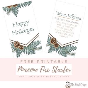 Fire Starter Gift Tags, Christmas Fire Starters Diy, Pine Cone Fire Starters How To Make, How To Make Pine Cone Firestarters, Pine Cone Fire Starter Diy How To Make, Pinecone Fire Starters, Fire Starters Diy, Fire Starter, Free Printable Tags