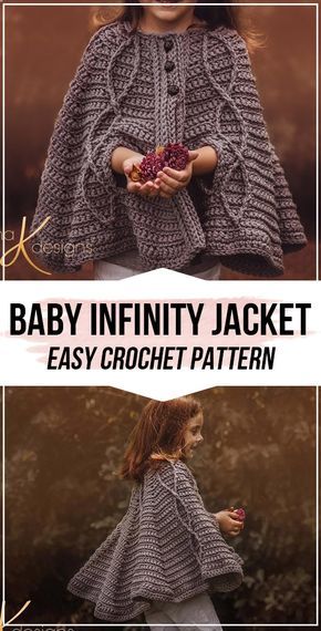 Girls Crochet Poncho Free Pattern, Crochet Sweater Pattern Free Kid, Cape Crochet Pattern Free, Baby Poncho Crochet Pattern Free, Girls Poncho Crochet Pattern Free, Crochet Jacket Pattern Free, Crochet Cape Pattern Free, Poncho Pattern Free, Crochet Coat Free Pattern