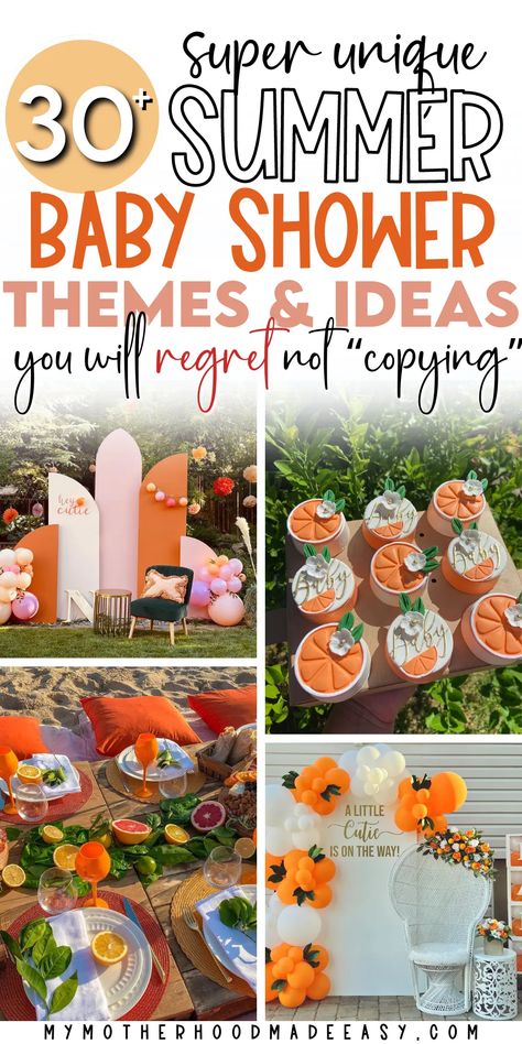 Baby On The Horizon Baby Shower Theme, Summer Boy Baby Shower Themes, Baby Girl Shower Ideas Summer, Baby Girl Baby Shower Ideas Summer, Sunshine Shower Theme, Girl Babyshower Themes Ideas, Summer Shower Ideas, Baby Boy Shower Ideas Summer, August Baby Shower Ideas Girl